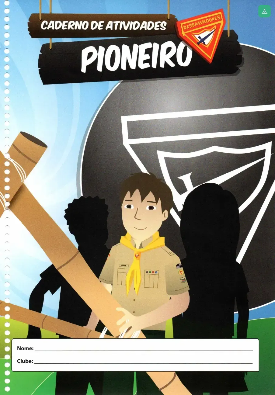 Capa — Caderno de Pioneiro