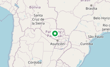 Mapa de Paraguai