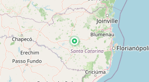 Mapa de Santa Catarina