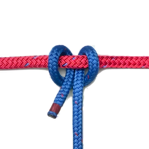 Cow Hitch – End Method — step by step