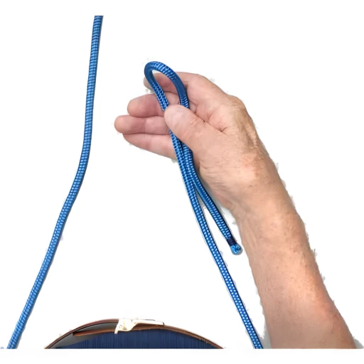 One-Handed Bowline — step by step