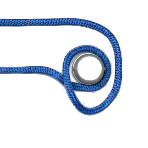 Round Turn and Two Half Hitches — step by step